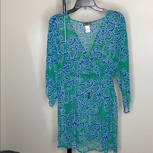 Tommy Bahama Printed  Sheer Tunic